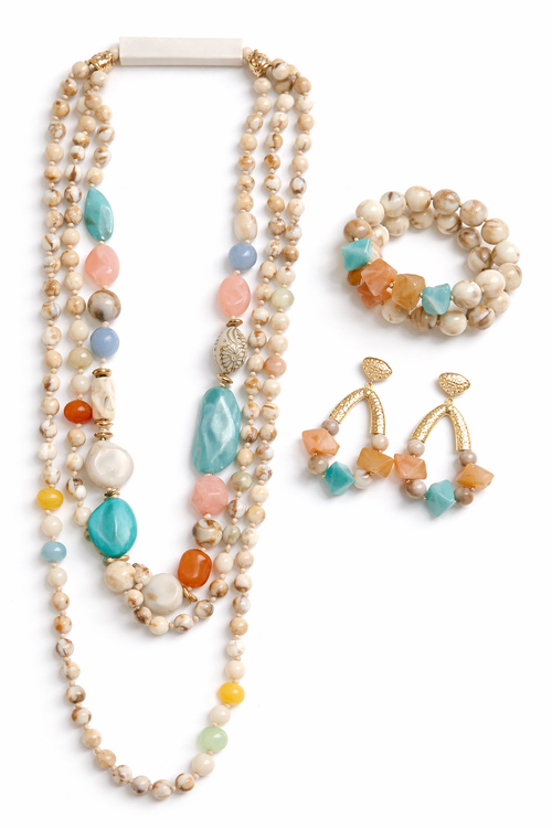 Coastal Muse Beaded Jewelry Set