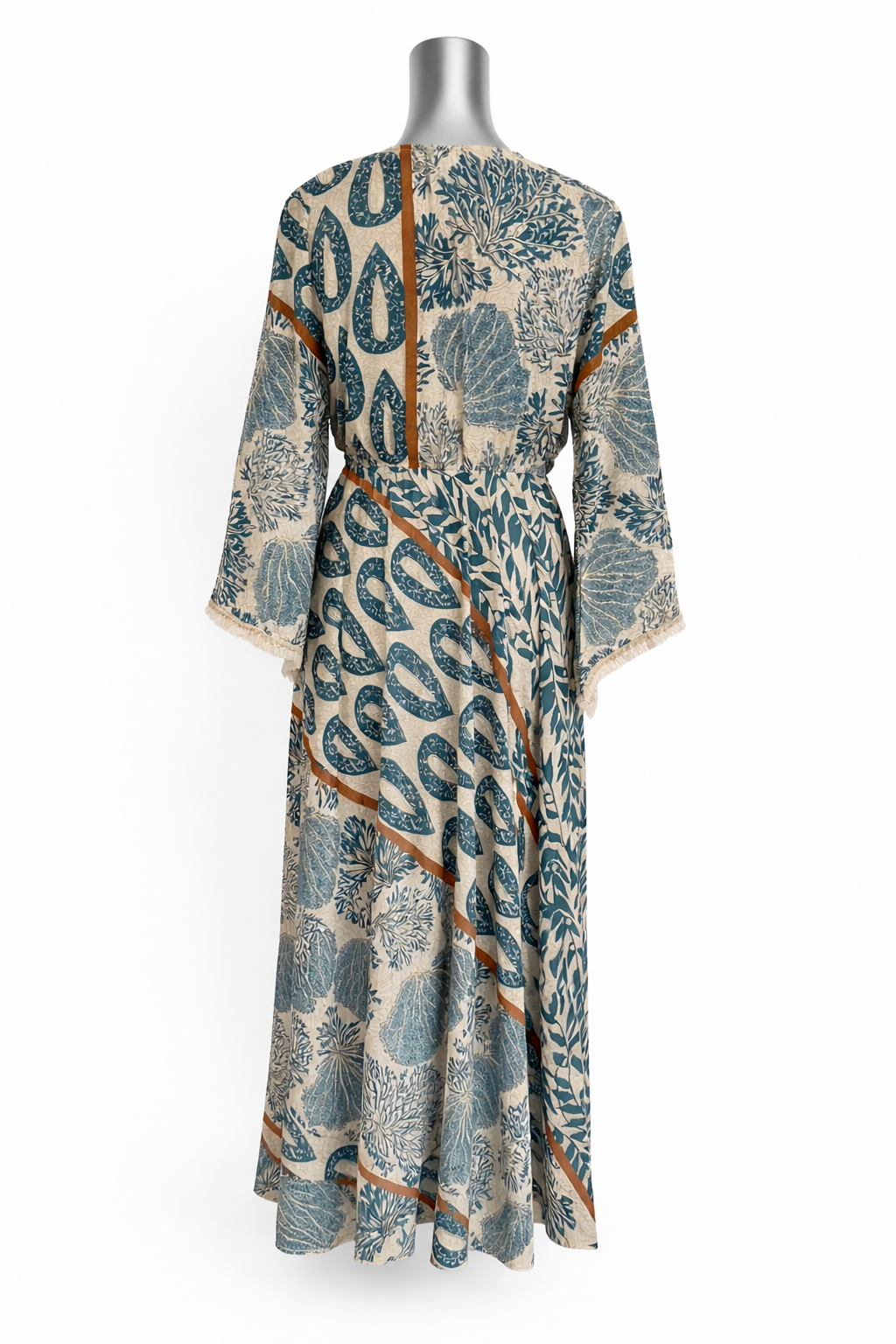 Coastal Muse Cold-Pressed Silk Maxi Dress