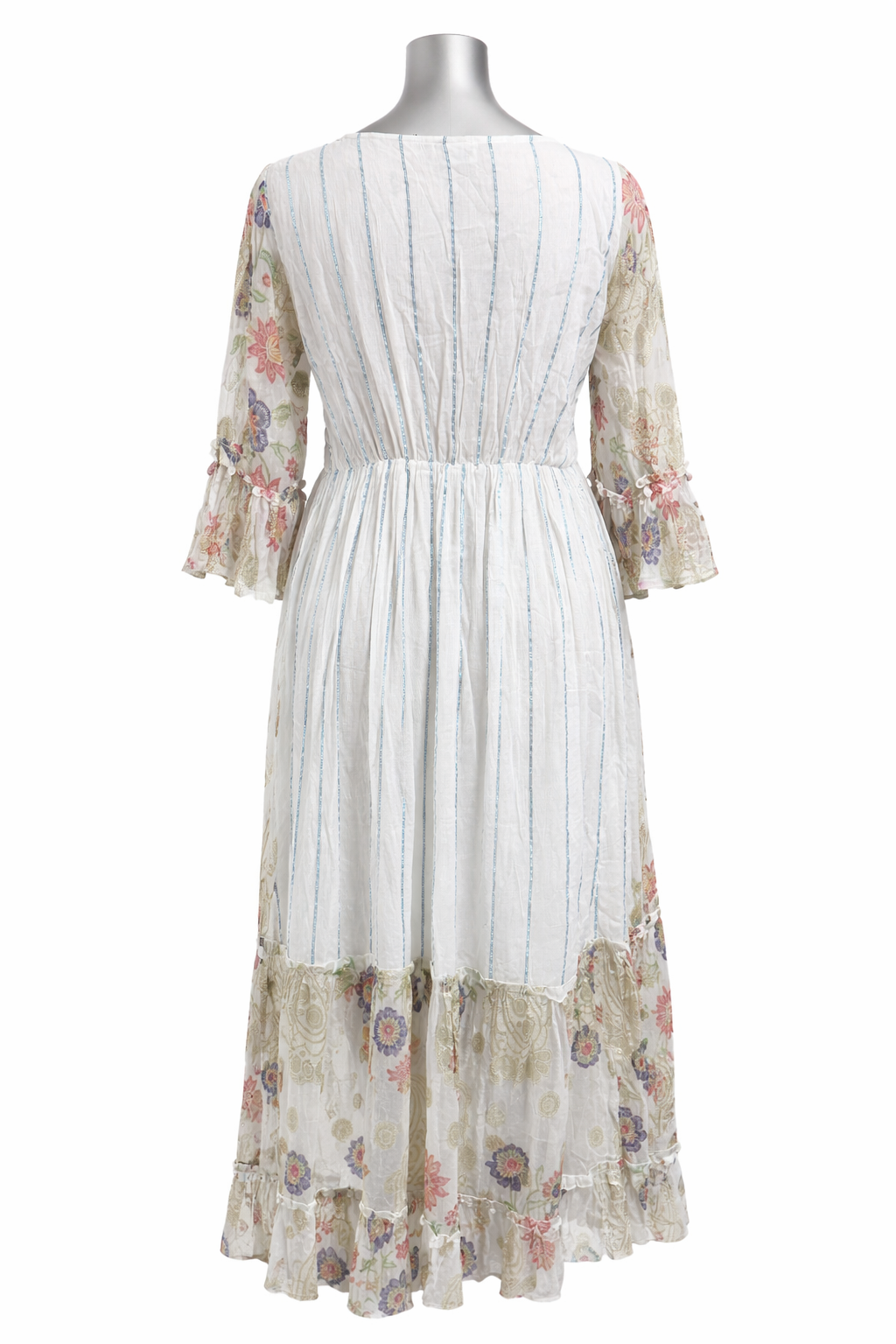 Midnight Mirage Embellished Boho Dress