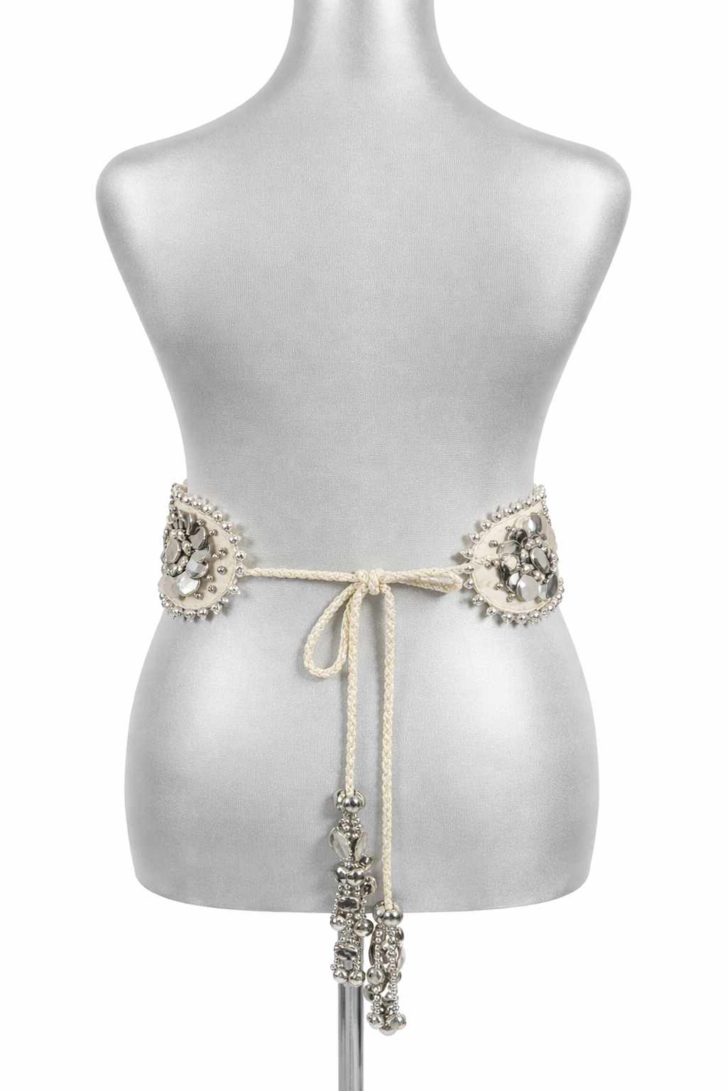 Luna Cascade Embellished Shoulder Bag & Belt Set