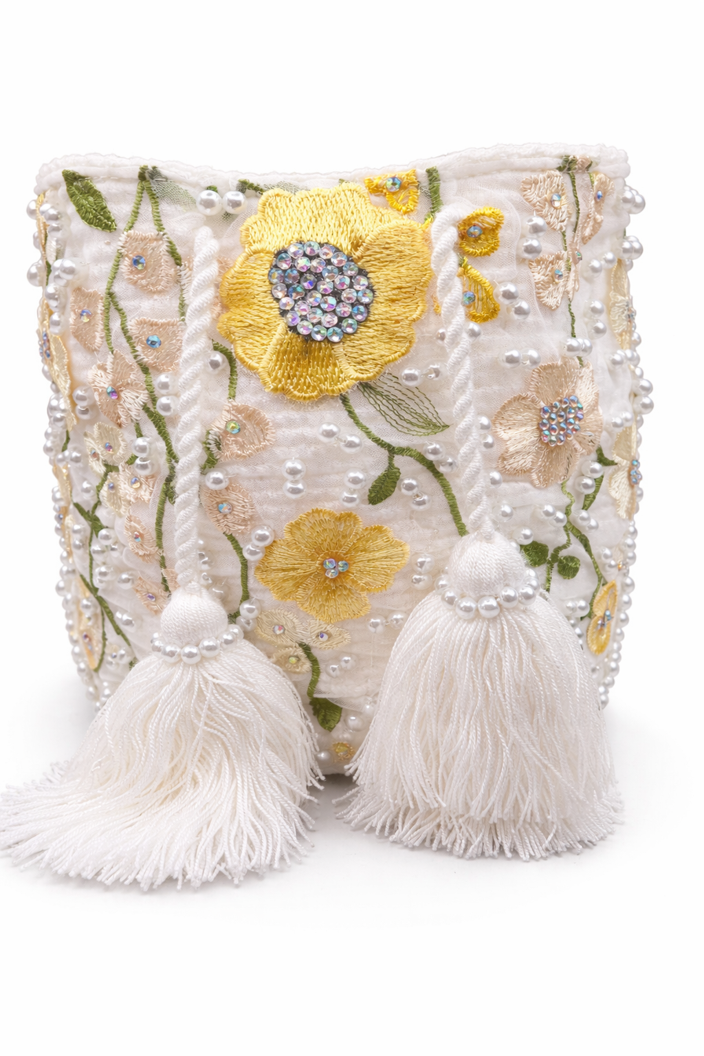 Golden Garden Whimsy Bucket Bag