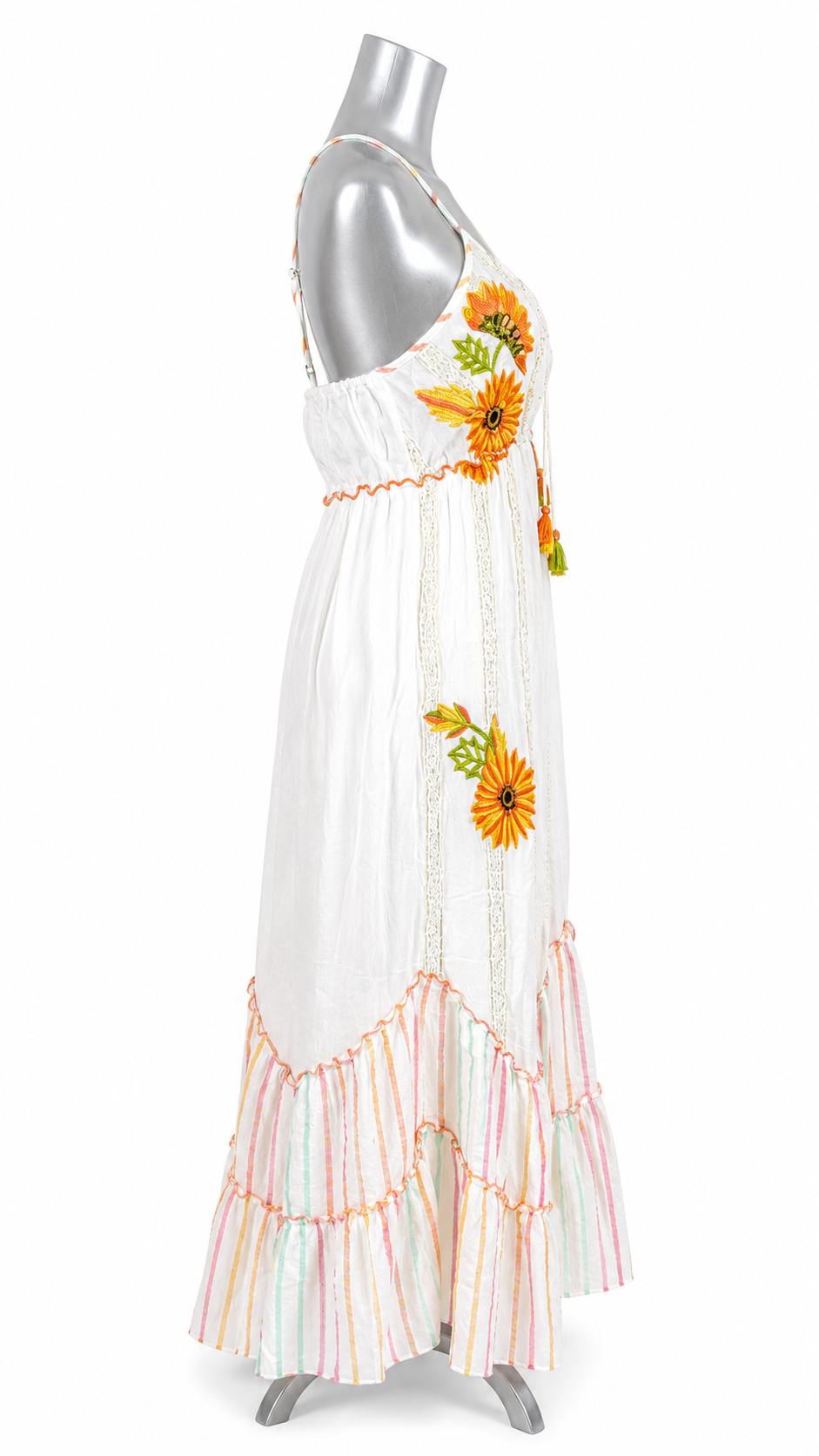 Sunflower Fields Cotton Maxi Dress