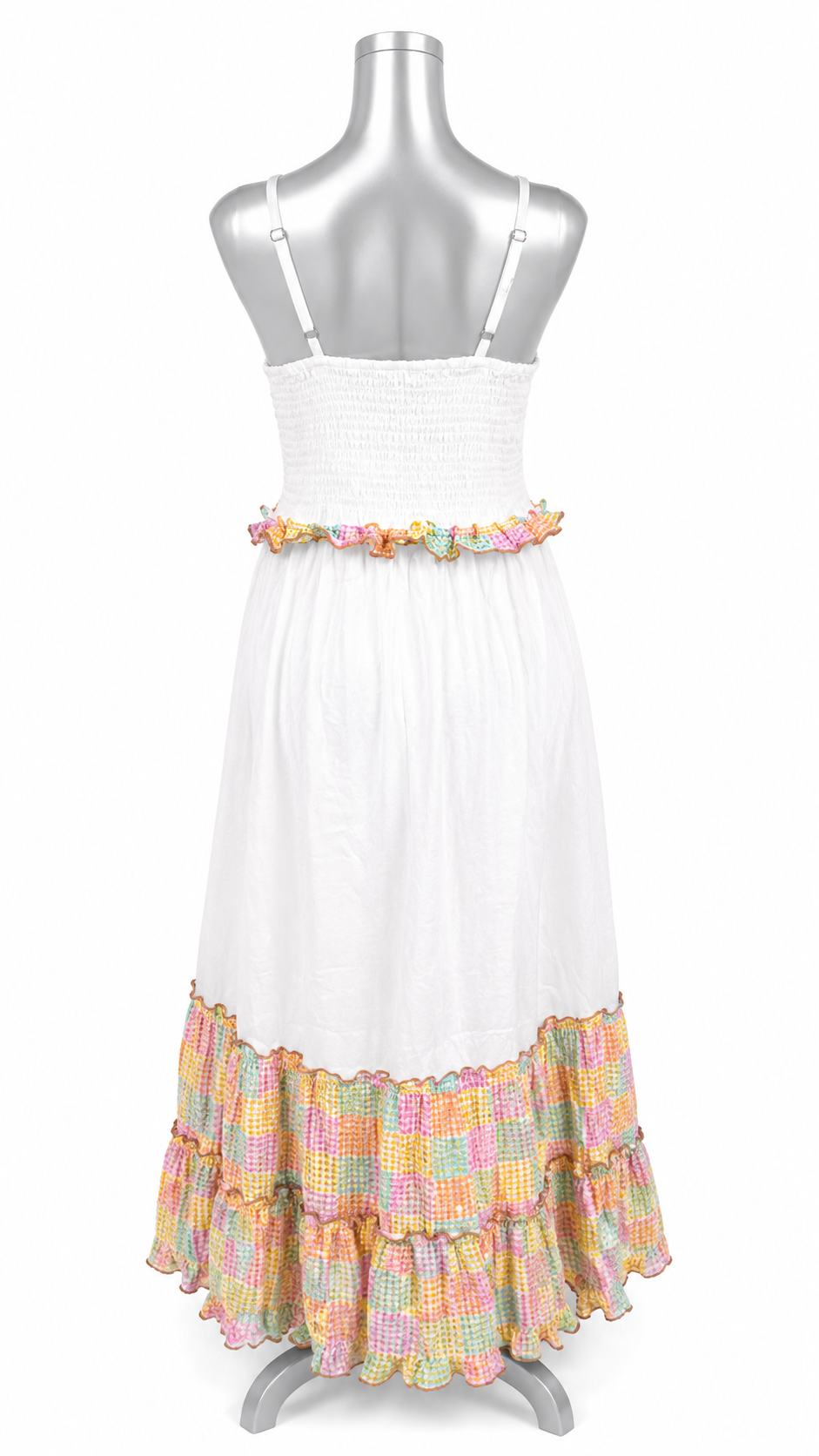 Pastel Daydream Embroidered Maxi Dress