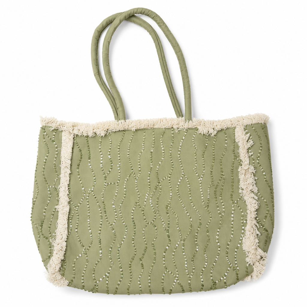 Vintage Doll Artisan Tote