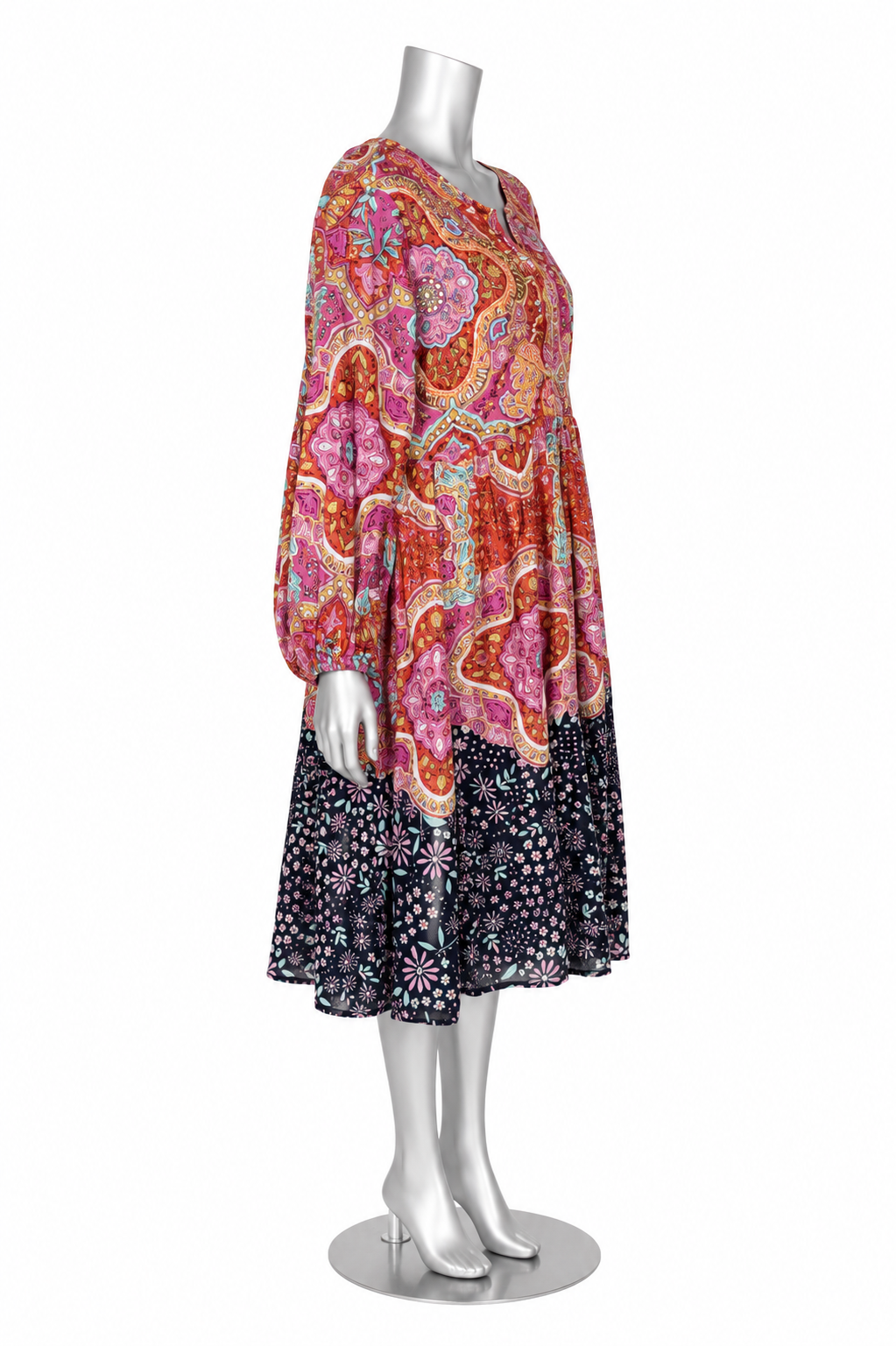 Vintage Doll Riviera Beaded Midi Dress & Hat Set