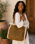 Vintage Doll Artisan Tote