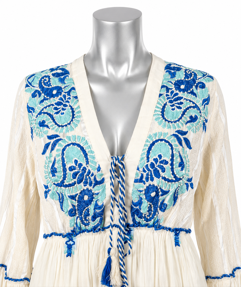 Azure Moon Heirloom Maxi Dress