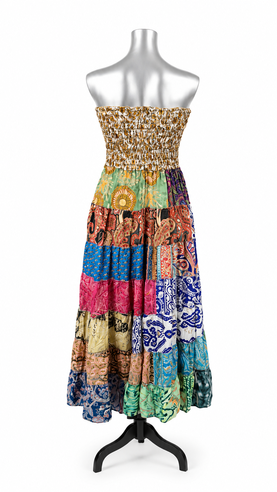 Nomad Mosaic Goldfleck Maxi Dress