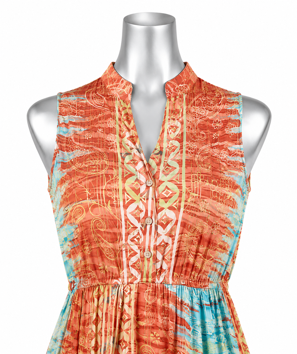 Sunwashed Mirage Goldfleck Maxi Dress