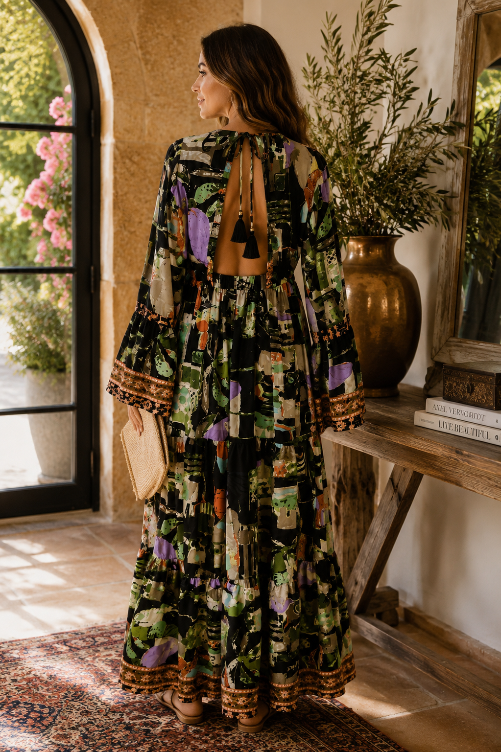 Dragonfly Silk Dress