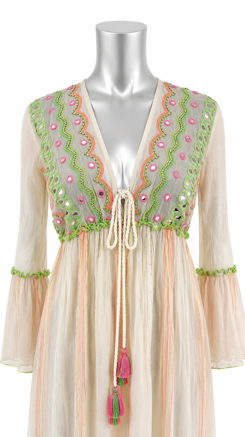 Electric Wildflower Embellished Maxi