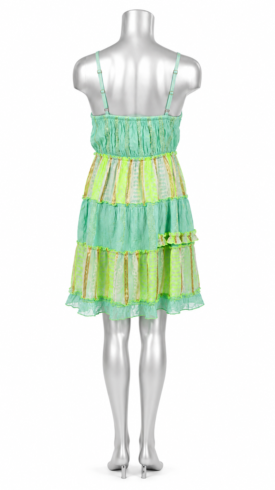 Seafoam Glow Embellished Sundress