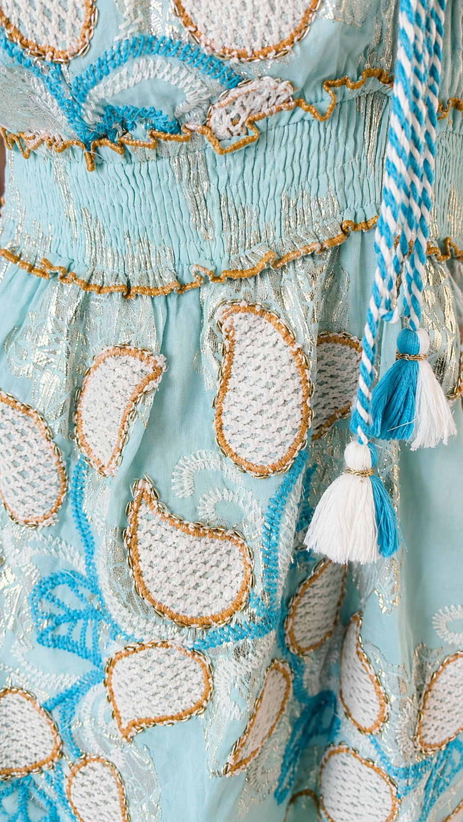 Turquoise Treasure Embellished Sundress