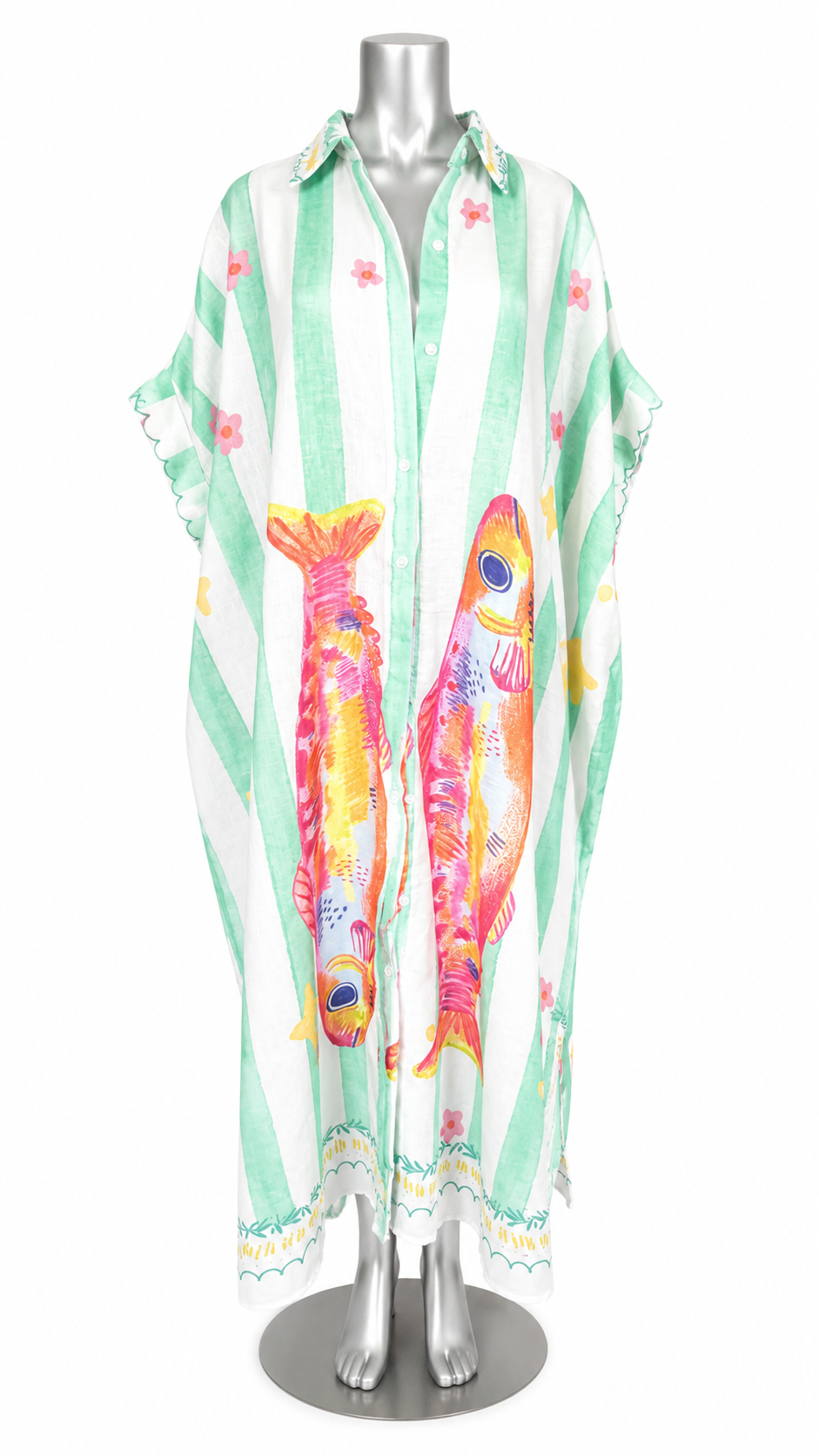 Sardine Social Linen Shirt Dress
