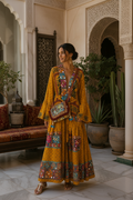 Amber Mosaic Duster & Clutch Set