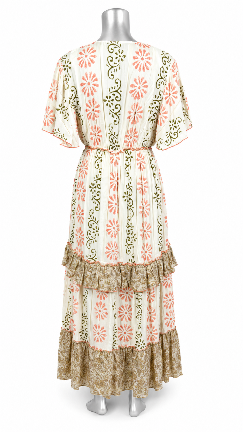 Coral Coast Bloom Maxi Dress