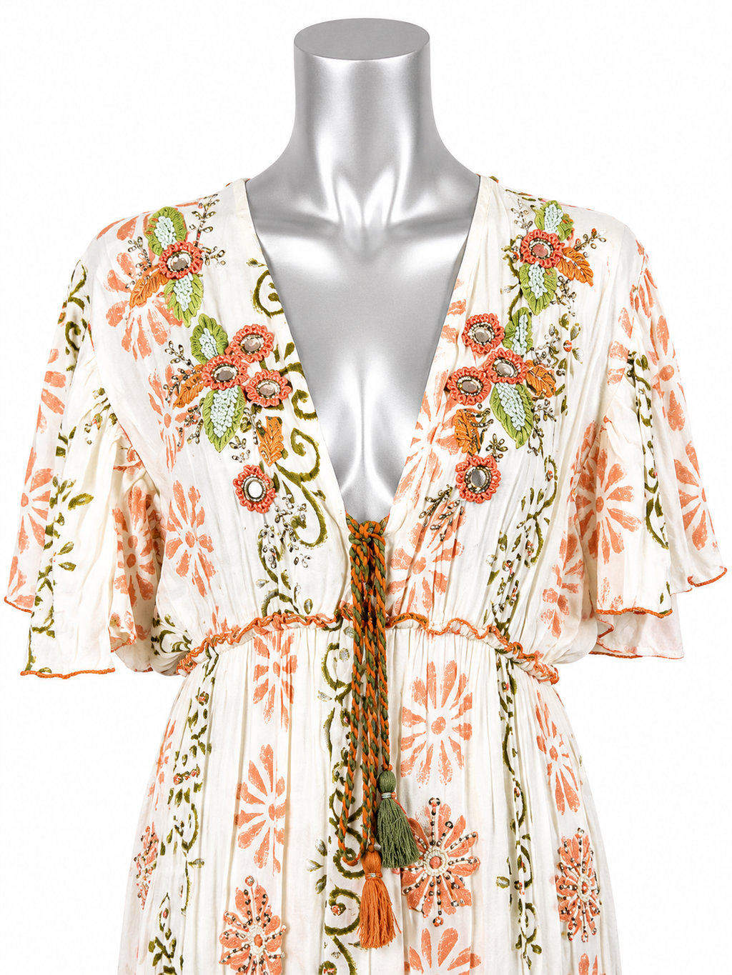 Coral Coast Bloom Maxi Dress