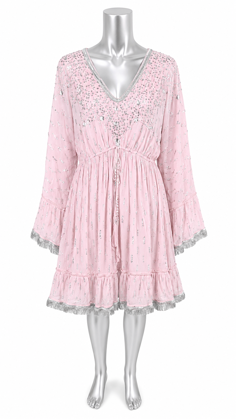 The Blush Stardust Viscose Dress