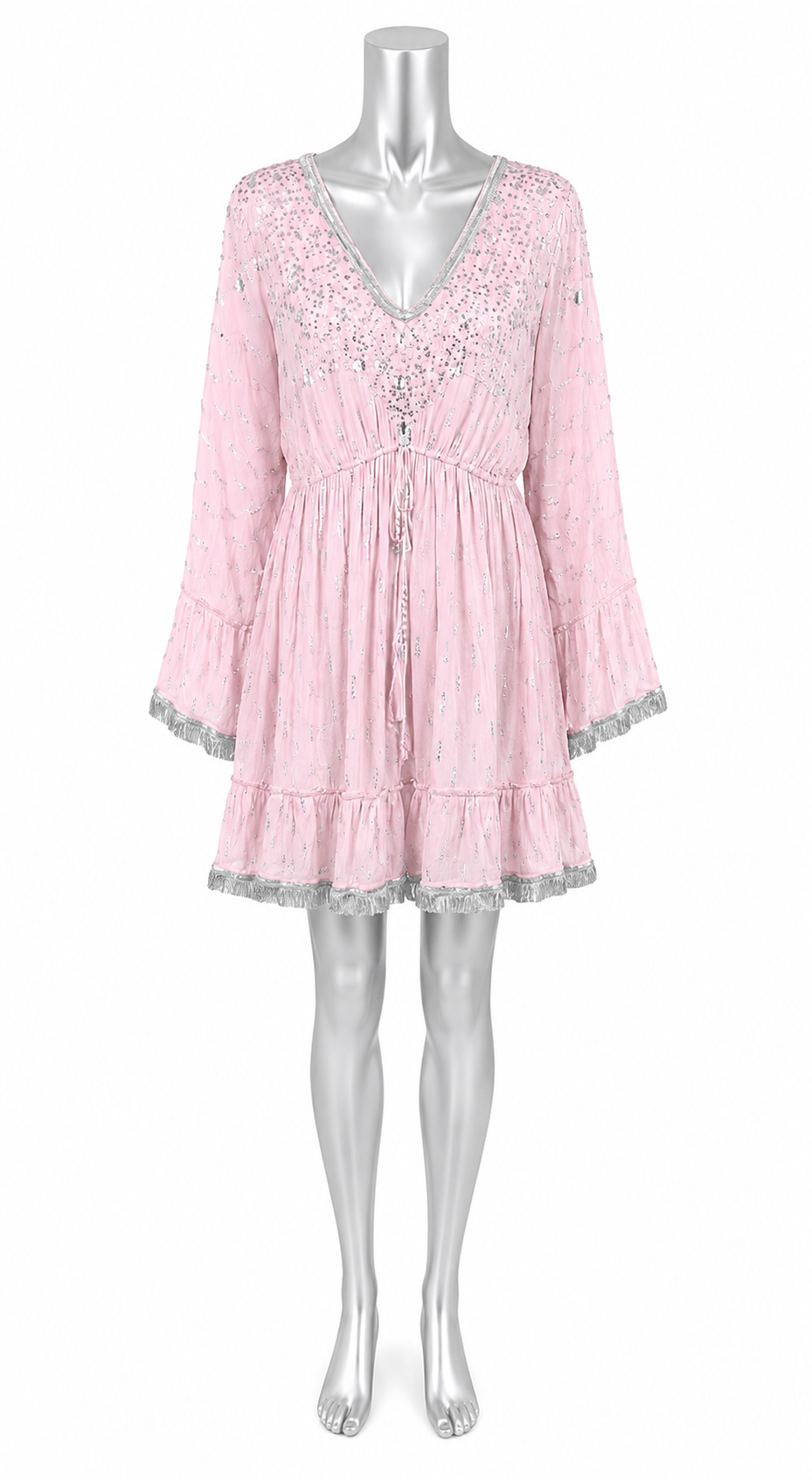 The Blush Stardust Viscose Dress