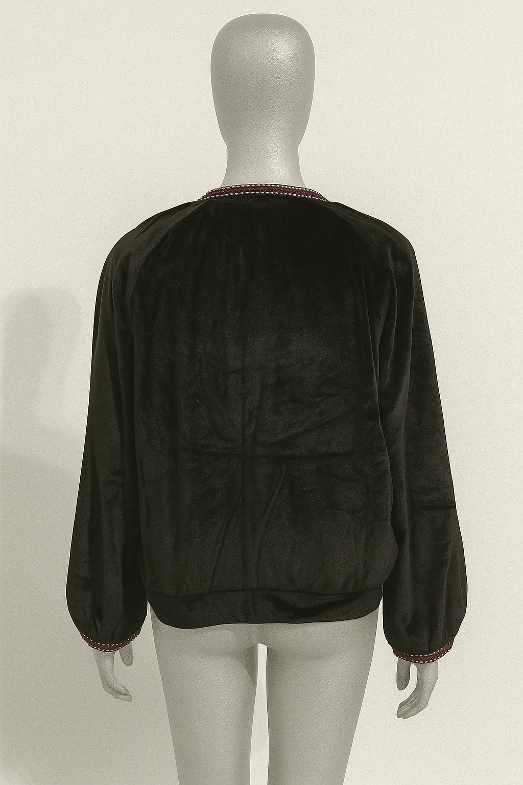 Midnight Crane Velvet Jacket