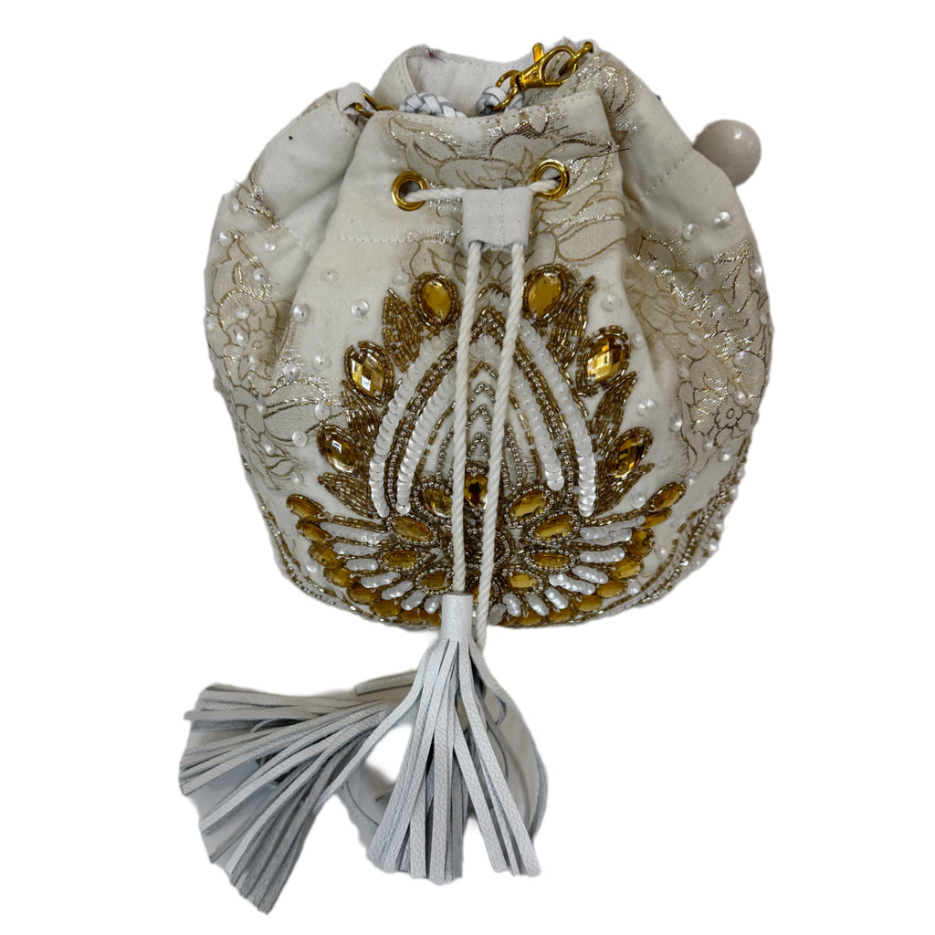 Saint Muse Embellished Bucket Bag