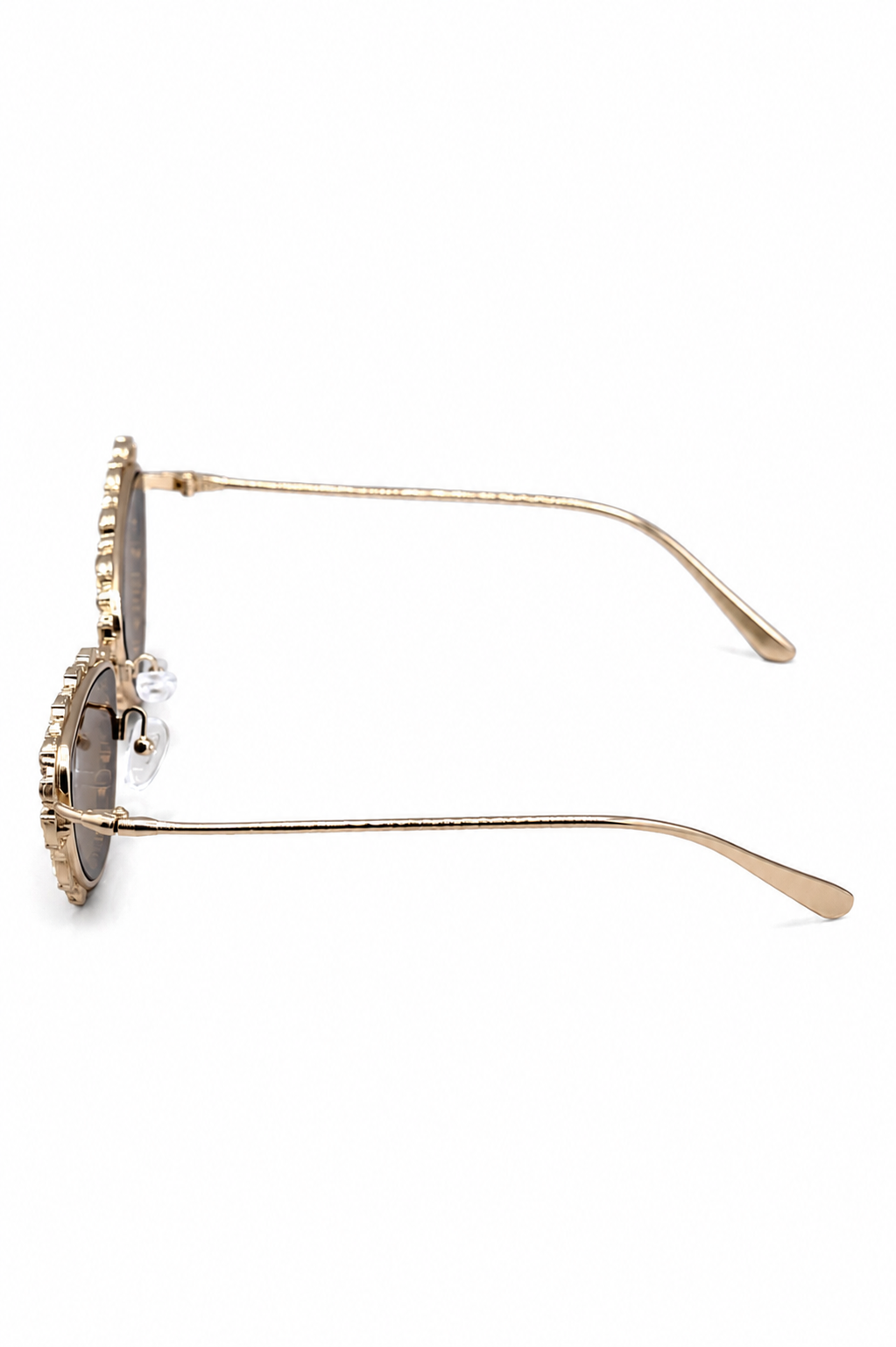 Golden Halo Gemstone Cat-Eye Sunglasses