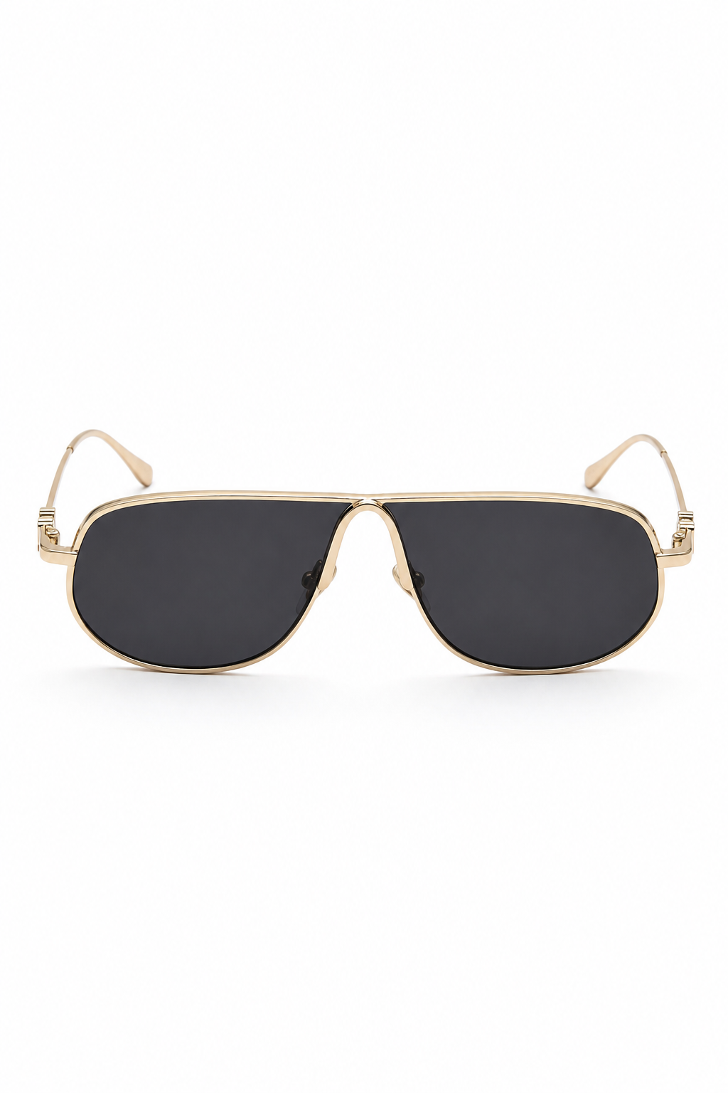Golden Horizon Shield Sunglasses
