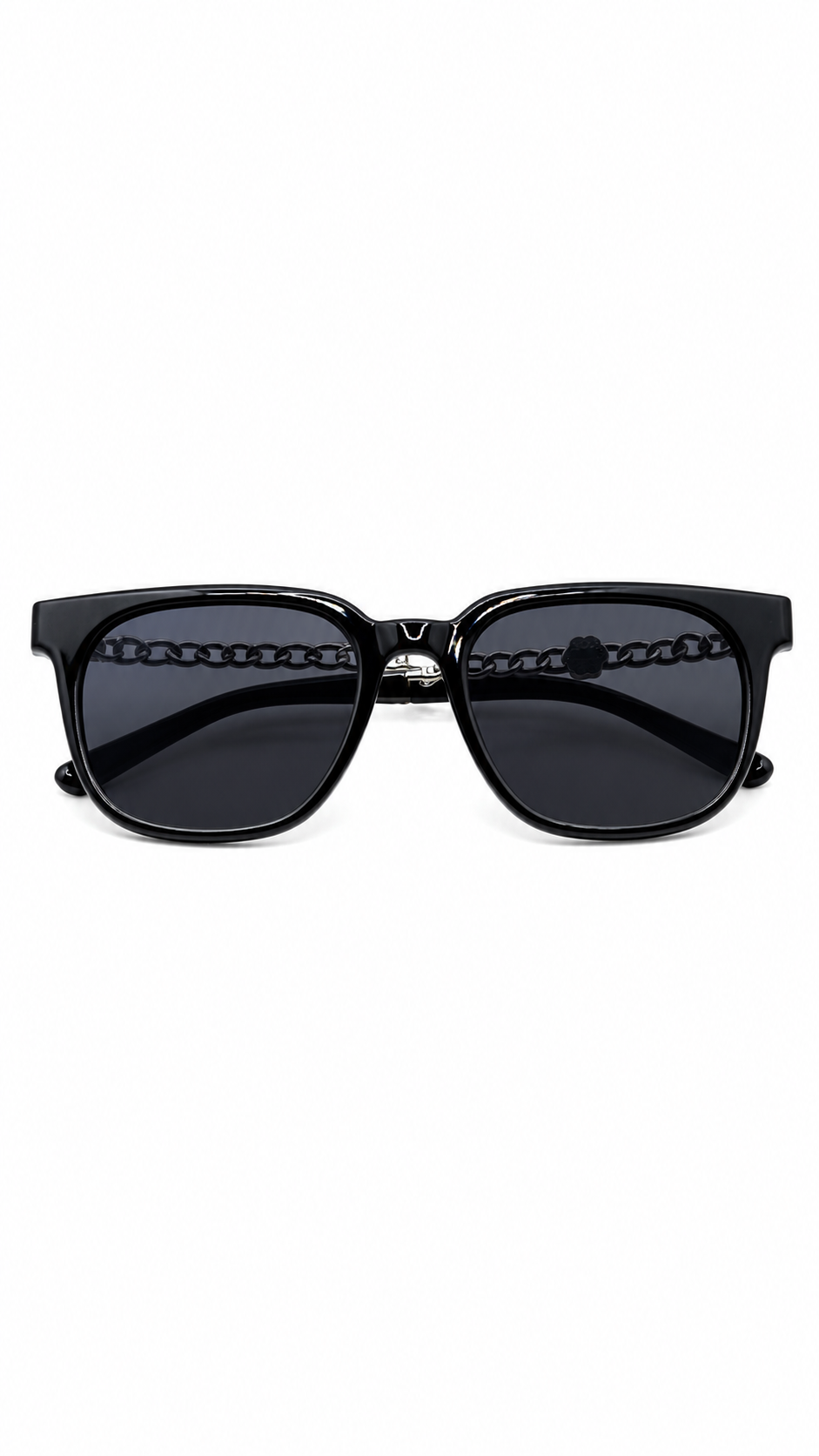 Midnight Muse Chain-Link Sunglasses