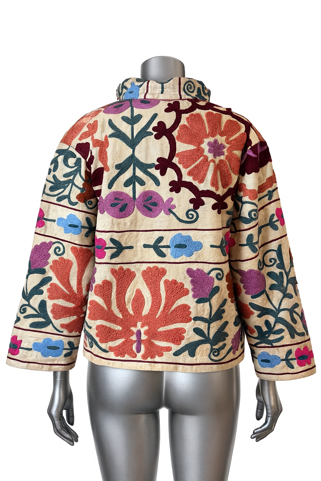 Wild Bloom Suzani Embroidered Jacket