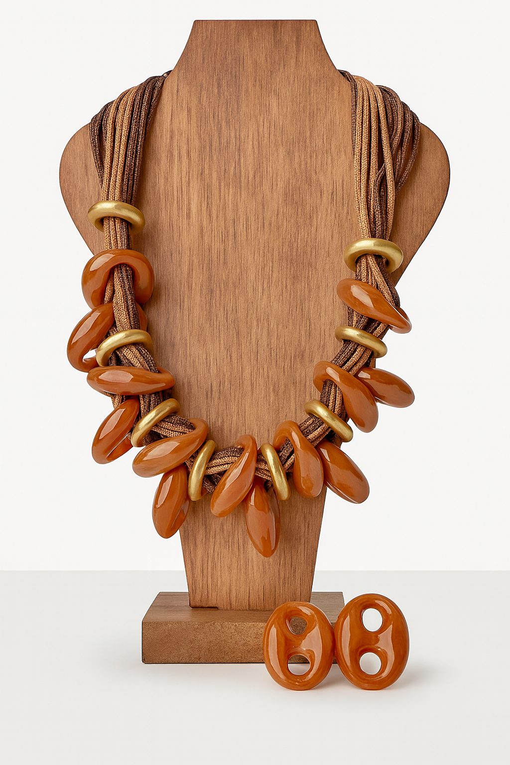 Terra Coil Necklace & Earring Set