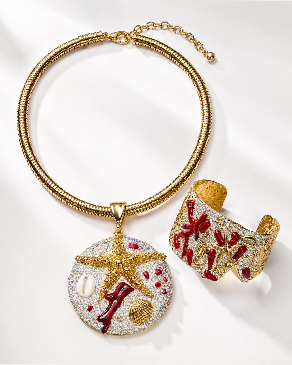 Golden Reef Statement Set