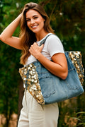 Denim Diva Sequin Tote