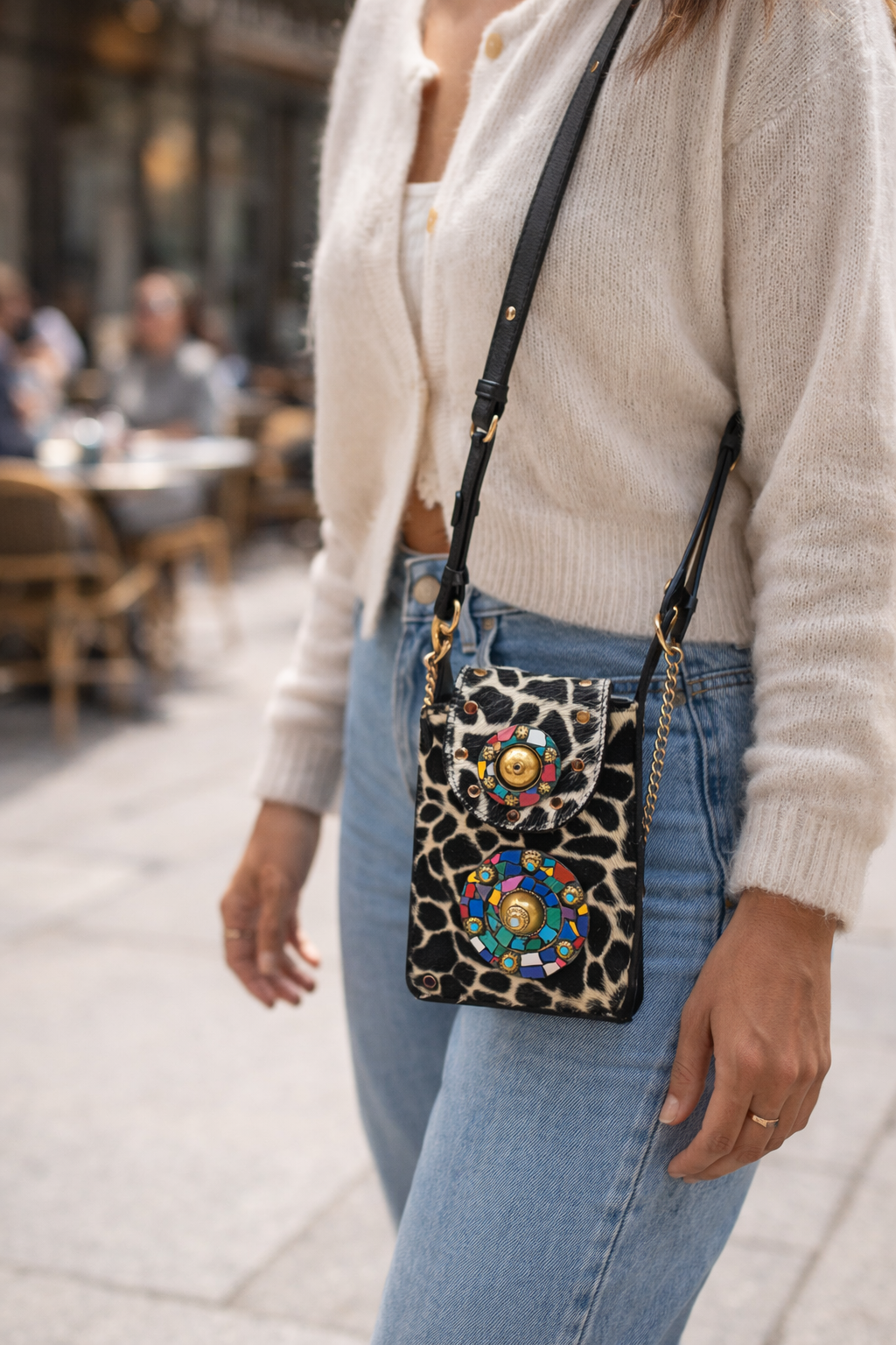 Mosaic Safari Crossbody