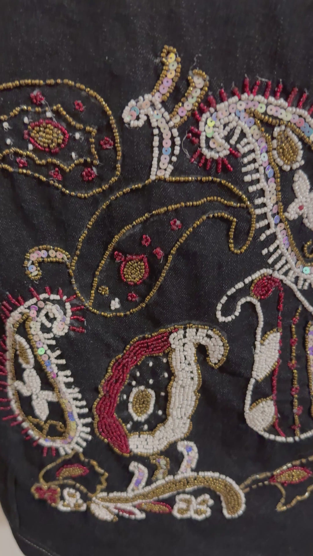 Ember Bloom Embroidered Denim Jacket