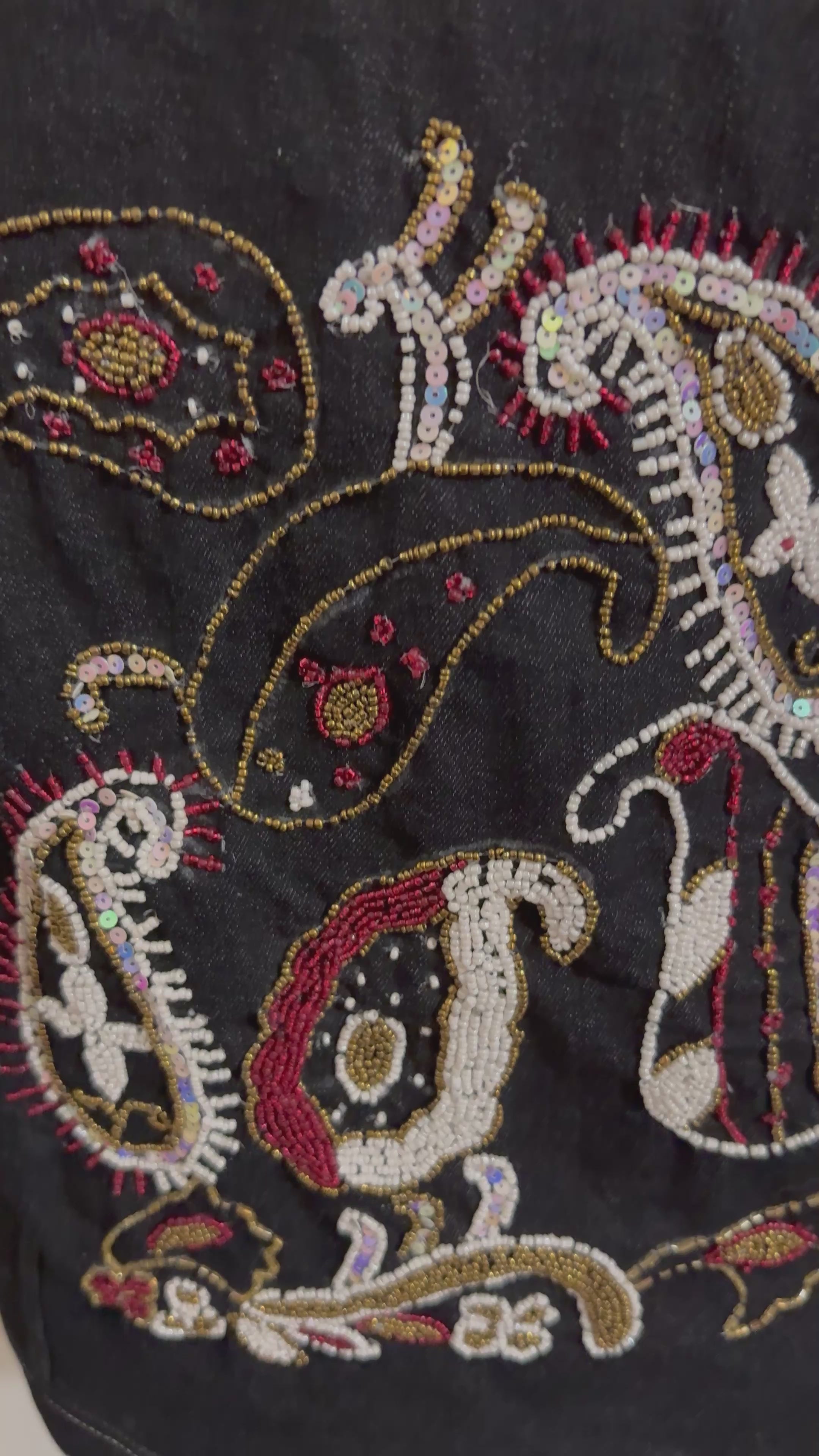 Ember Bloom Embroidered Denim Jacket