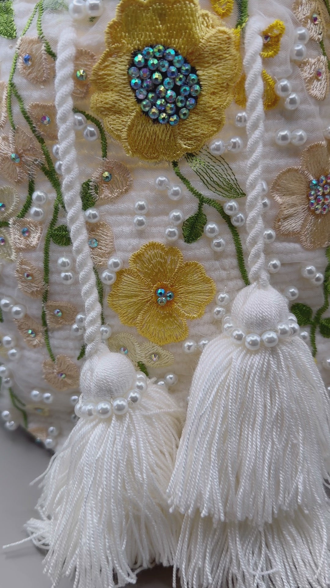 Golden Garden Whimsy Bucket Bag