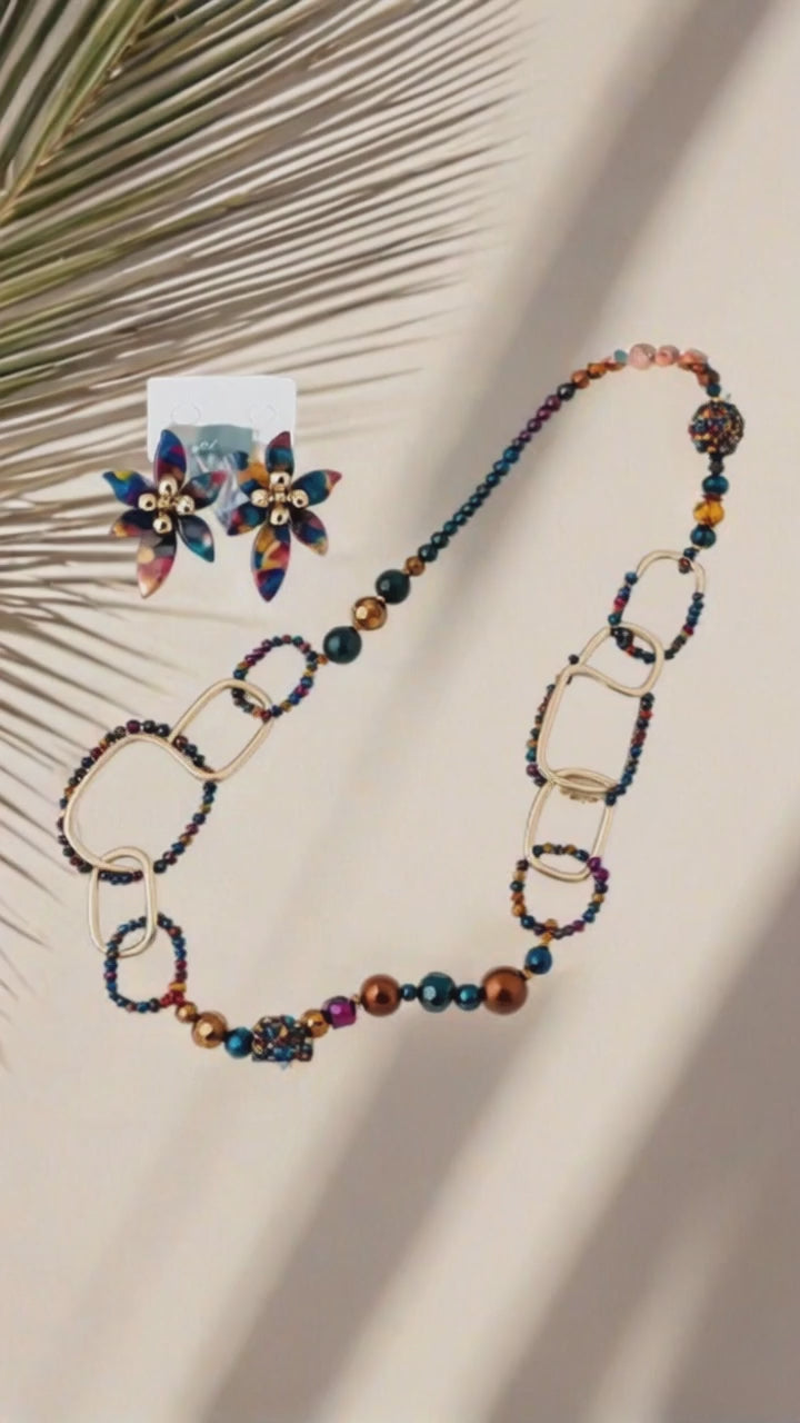 Fiesta Luxe Beaded Statement Set